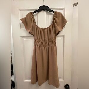 Altar'd State Tan Mini Dress